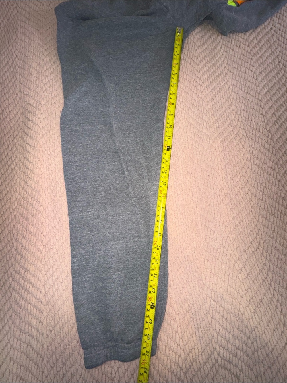 Aviator Nation 5 Stripe Sweatpants Heather Gray Rainbow Joggers Size M - Picture 6 of 13